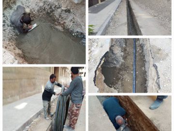 پیشرفت عملیات اجرایی خط لوله فشار قوی گاز