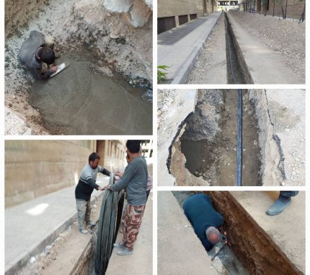 پیشرفت عملیات اجرایی خط لوله فشار قوی گاز
