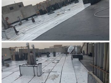 قیرگونی و ایزوگام پشت‌بام بلوک A7-6